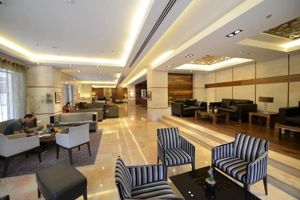 Lobby sitting area
