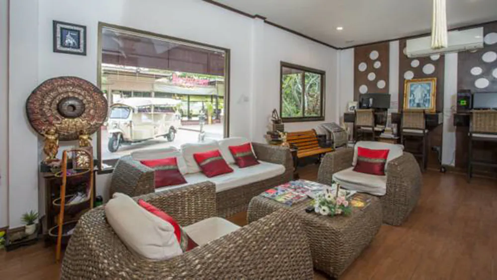 Lobby sitting area