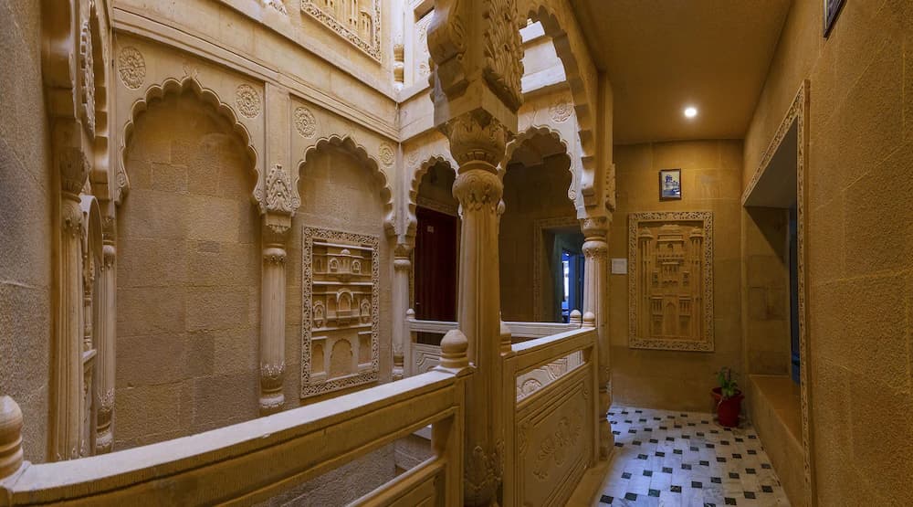 Interior entrance