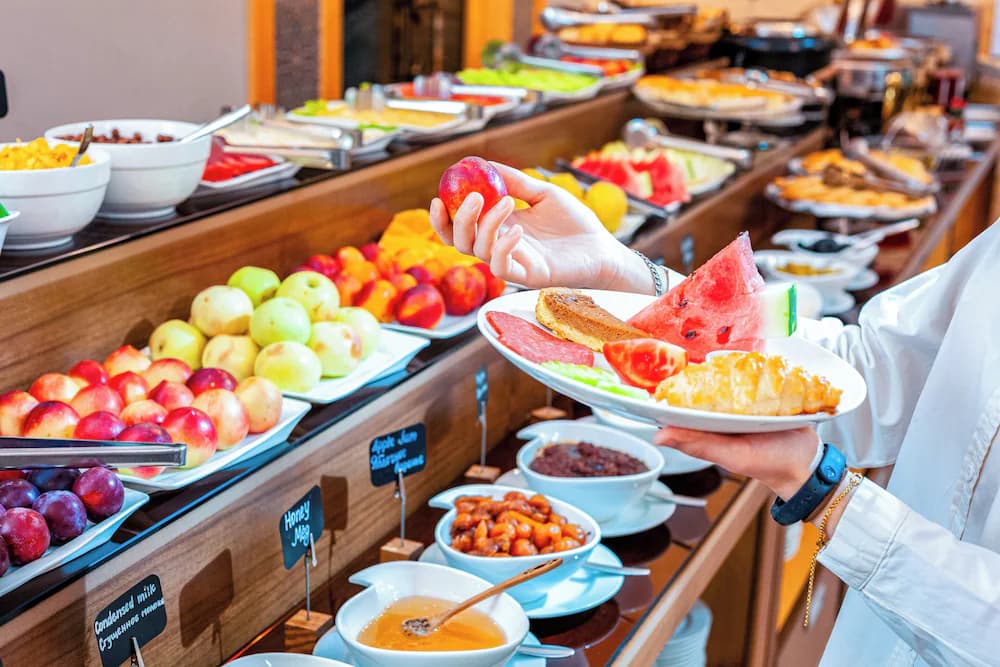 Breakfast buffet