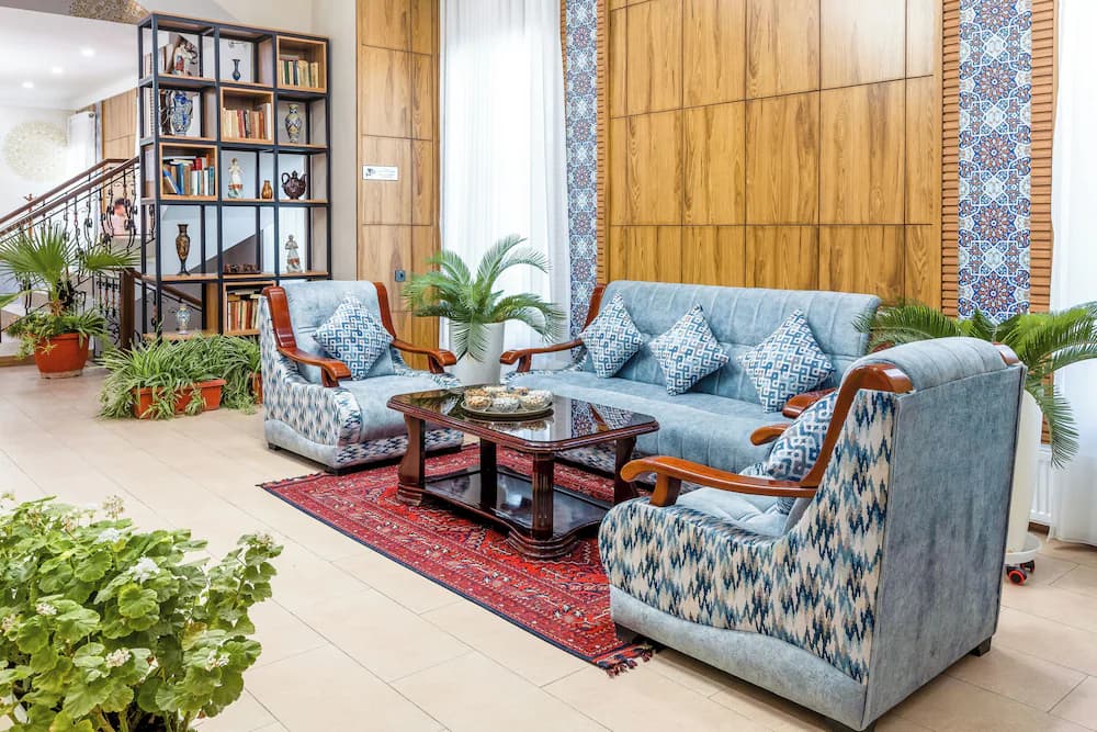 Lobby sitting area