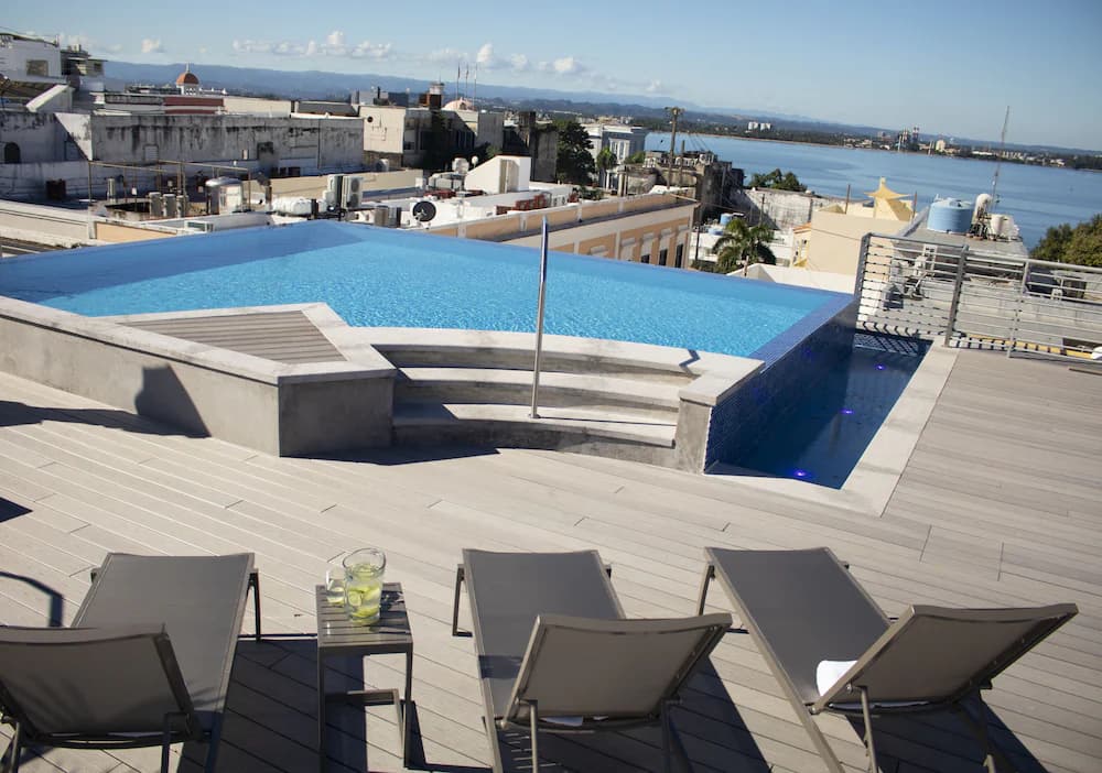 Rooftop pool