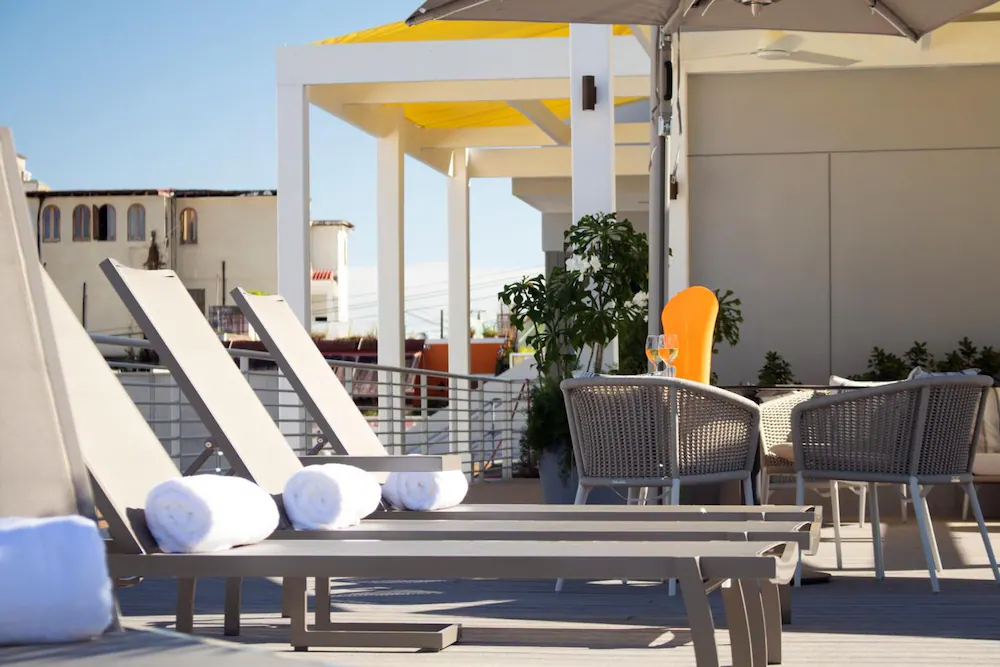 Rooftop terrace