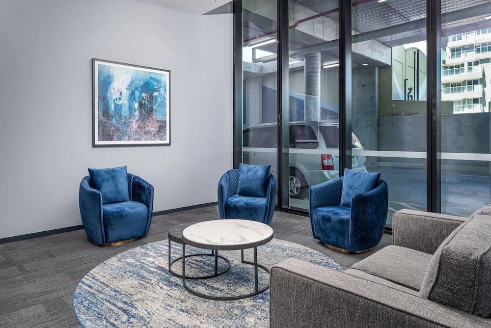 Lobby sitting area