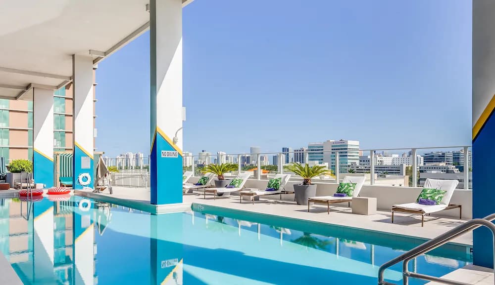 Rooftop pool