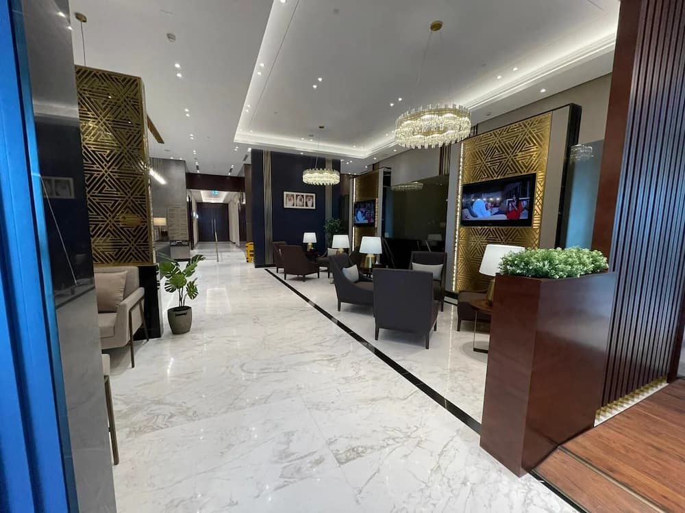 Lobby sitting area