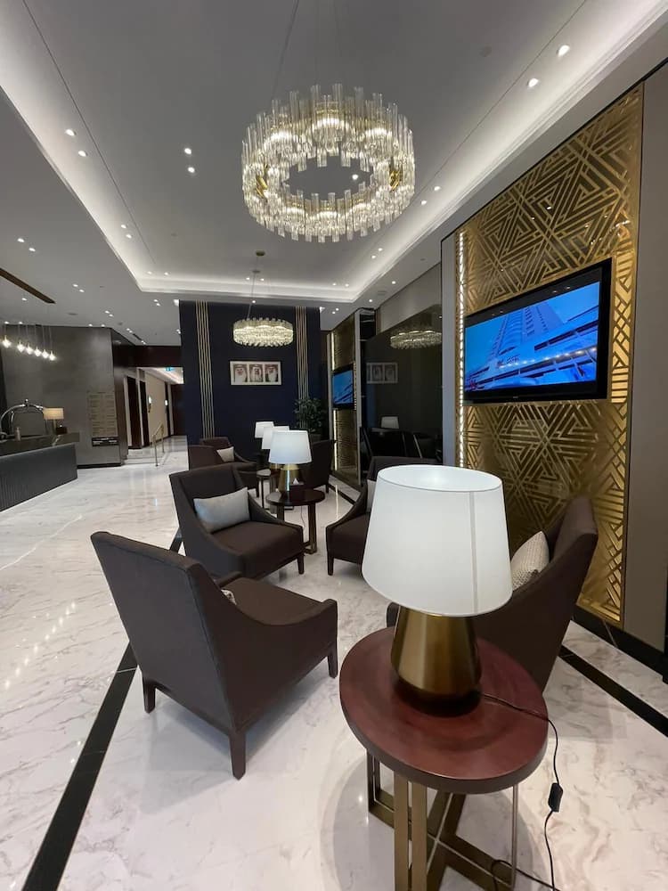 Lobby sitting area