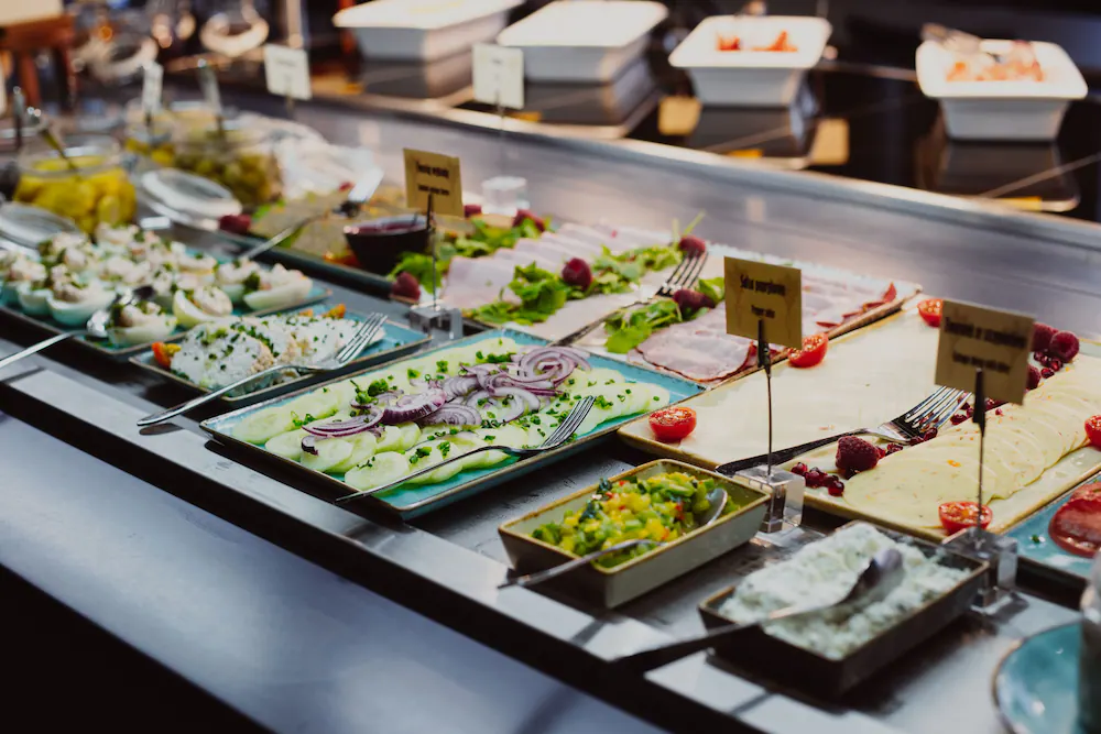 Breakfast buffet