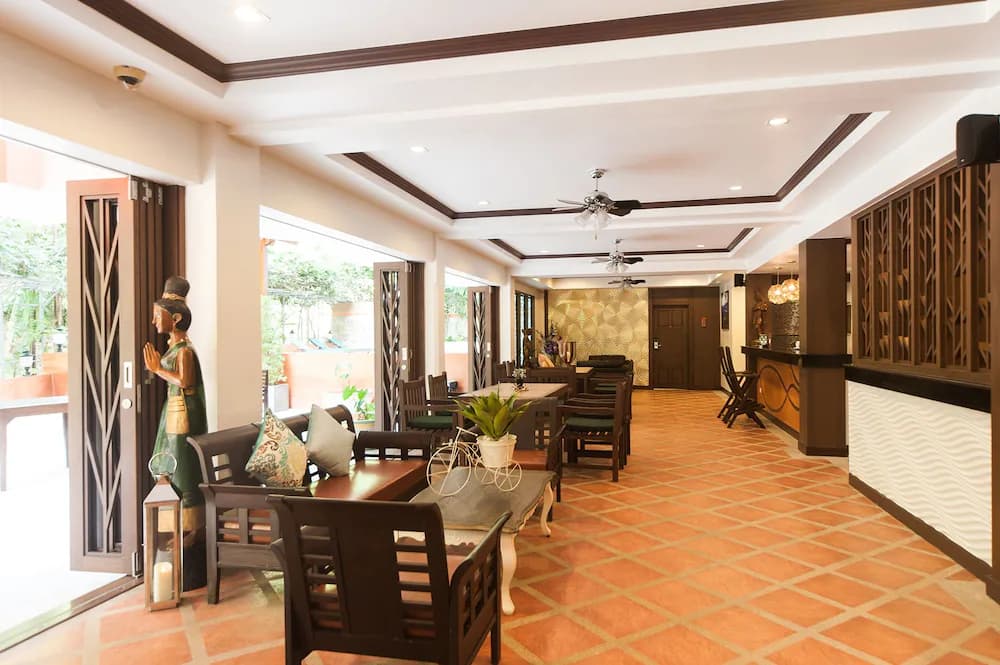 Lobby sitting area