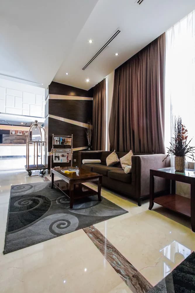 Lobby sitting area