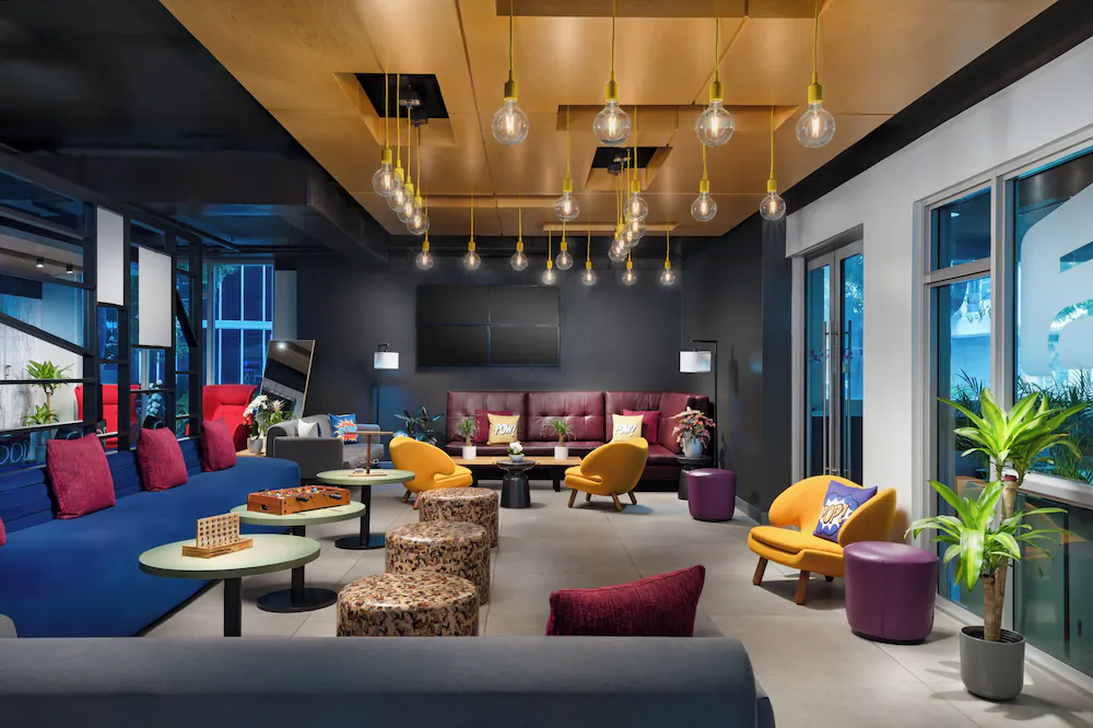 Lobby sitting area