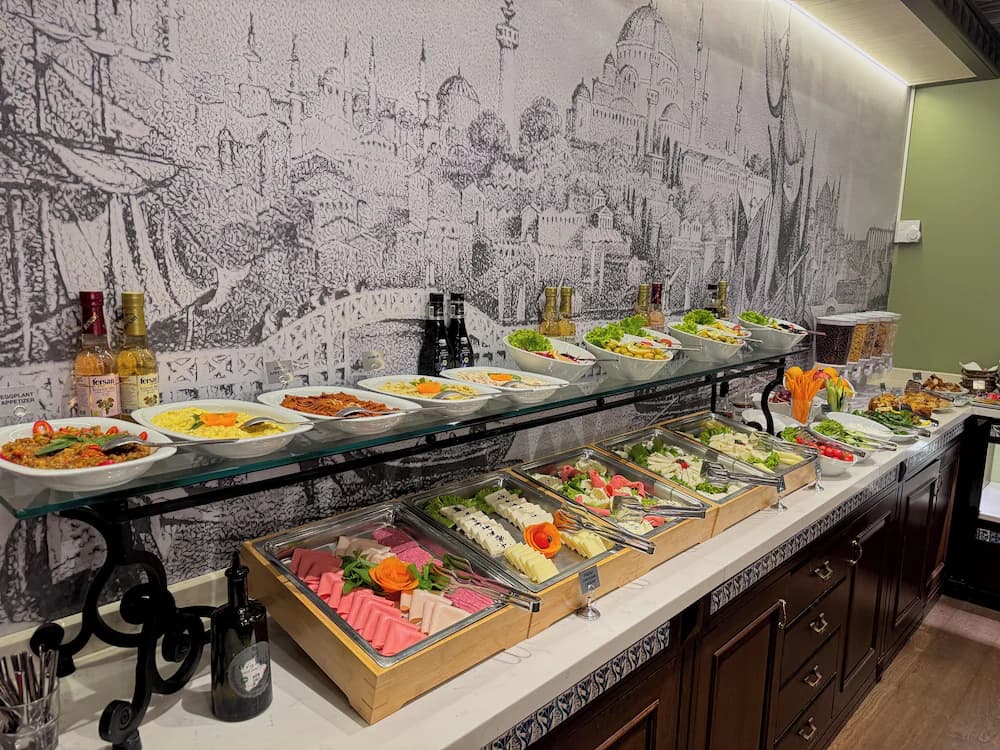 Breakfast buffet