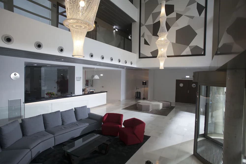 Lobby sitting area