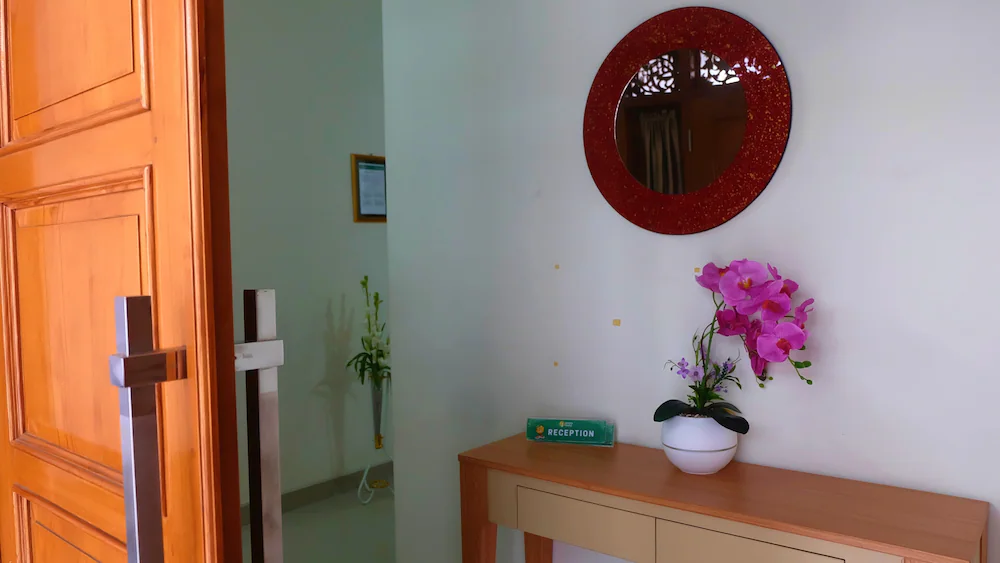 Interior entrance