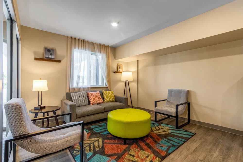 Lobby sitting area