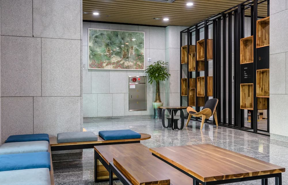 Lobby sitting area