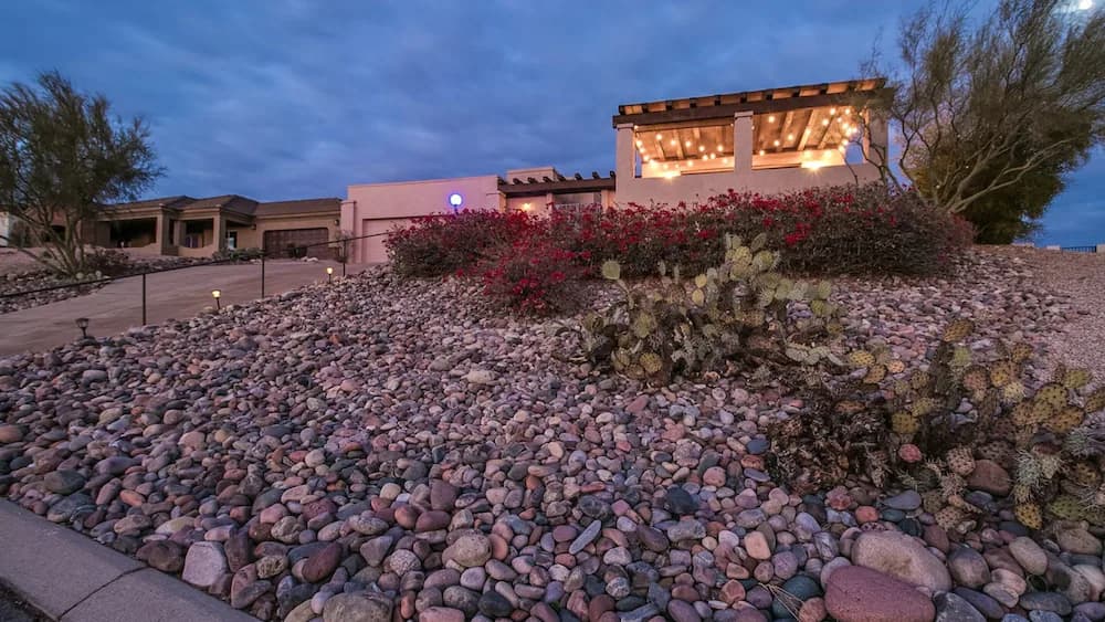 Front of property - evening/night
