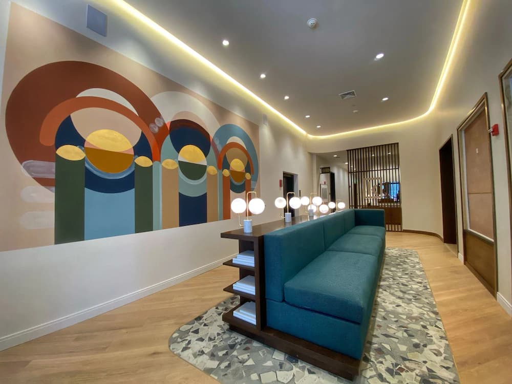 Lobby sitting area