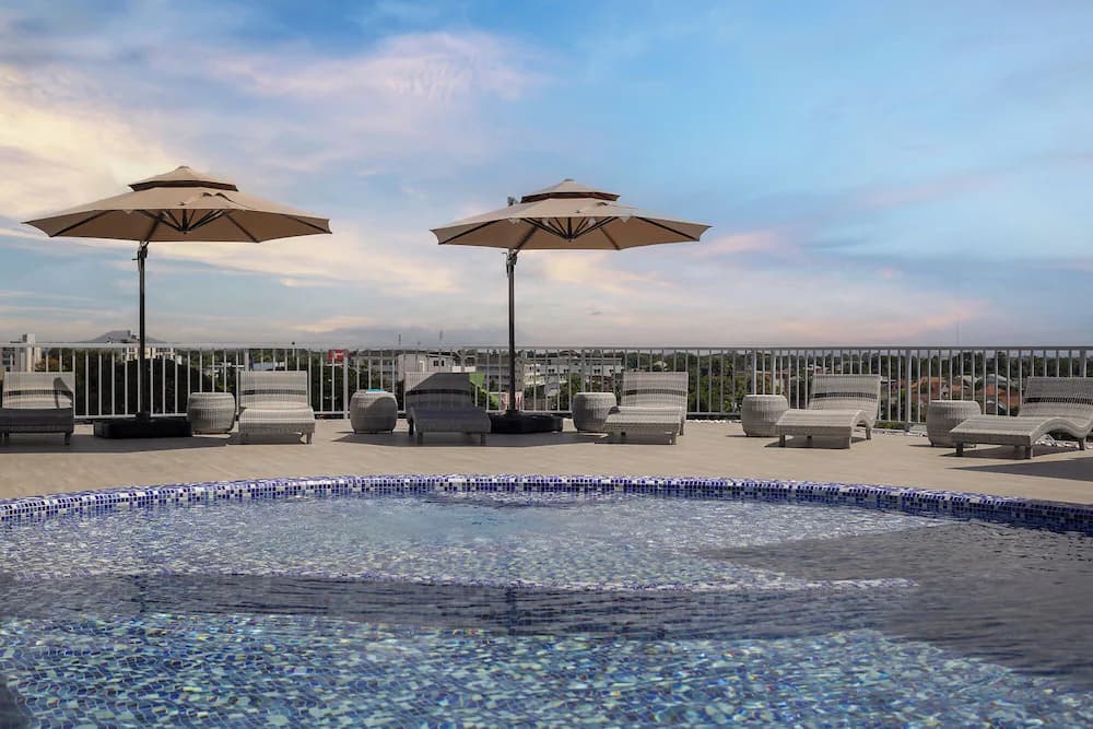 Rooftop pool