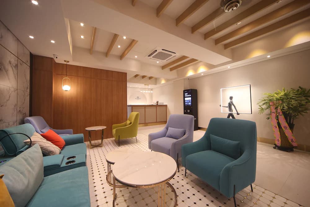 Lobby sitting area
