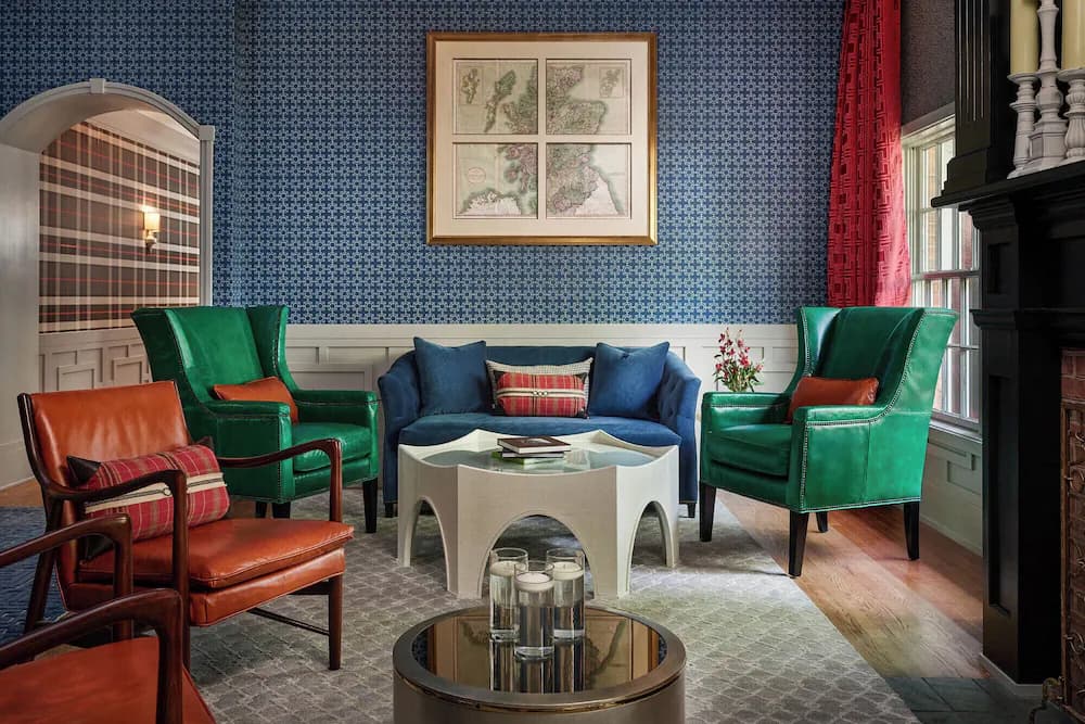 Lobby sitting area