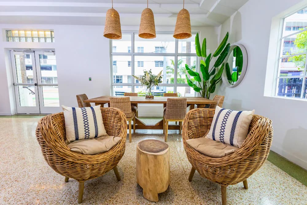 Lobby sitting area