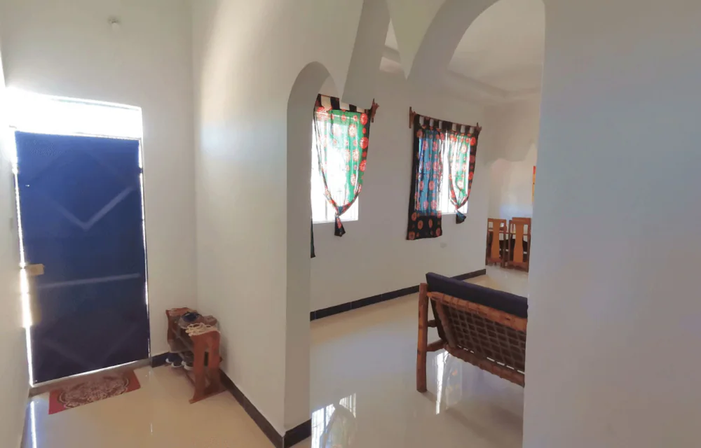 Interior entrance