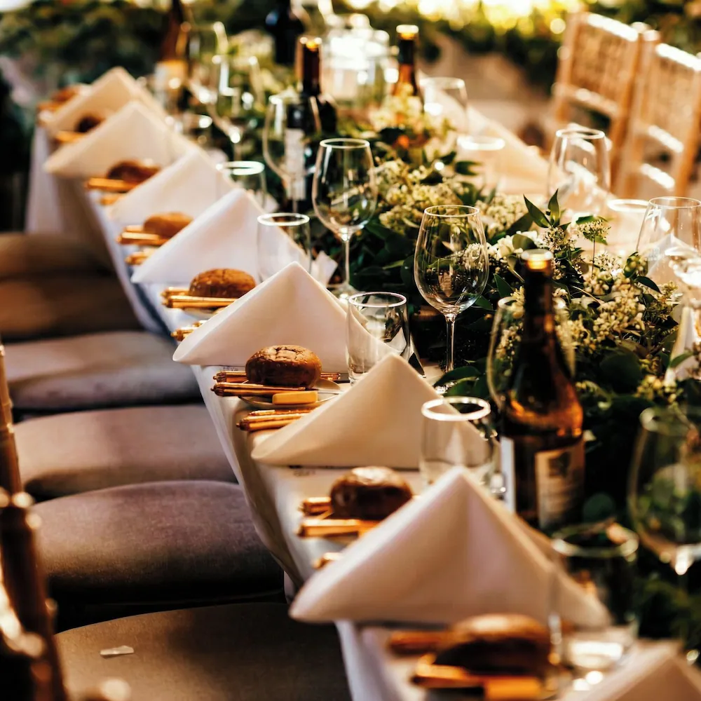 Indoor wedding