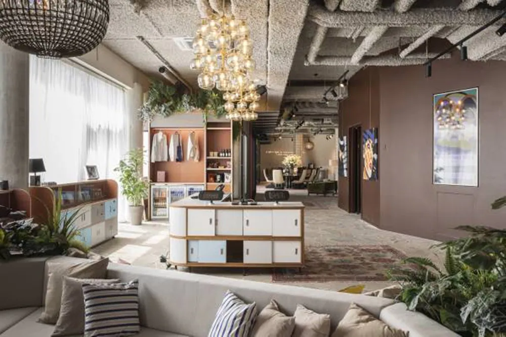 Lobby sitting area