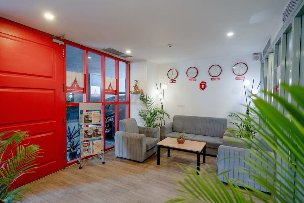 Lobby sitting area