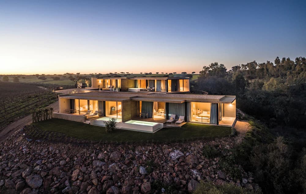 Front of property - evening/night