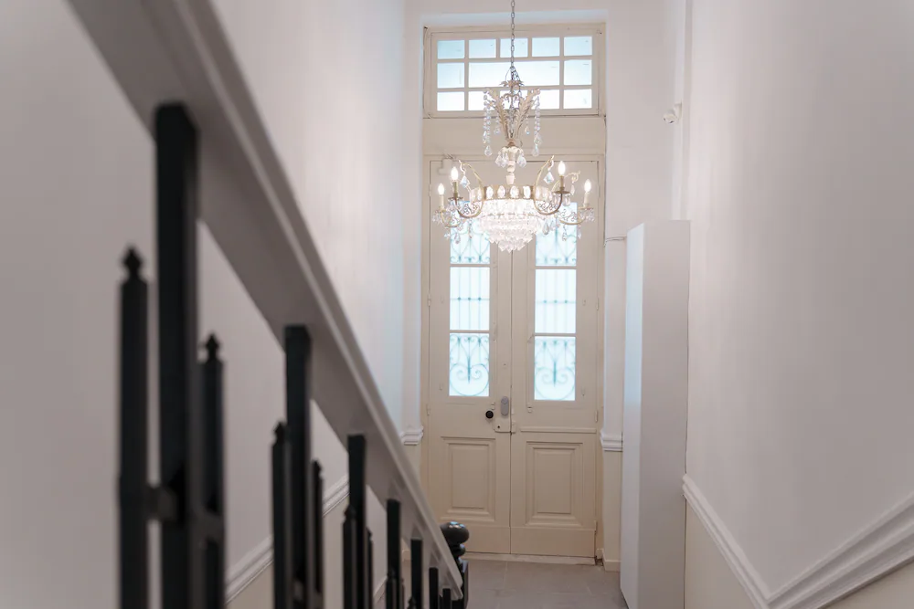 Interior entrance