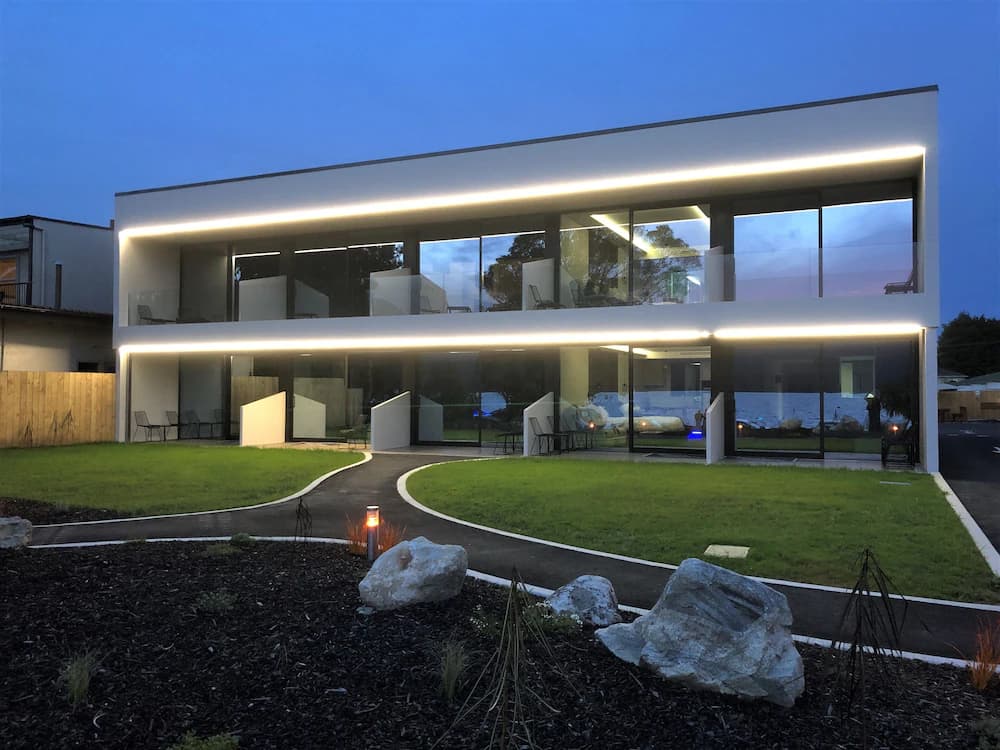 Front of property - evening/night