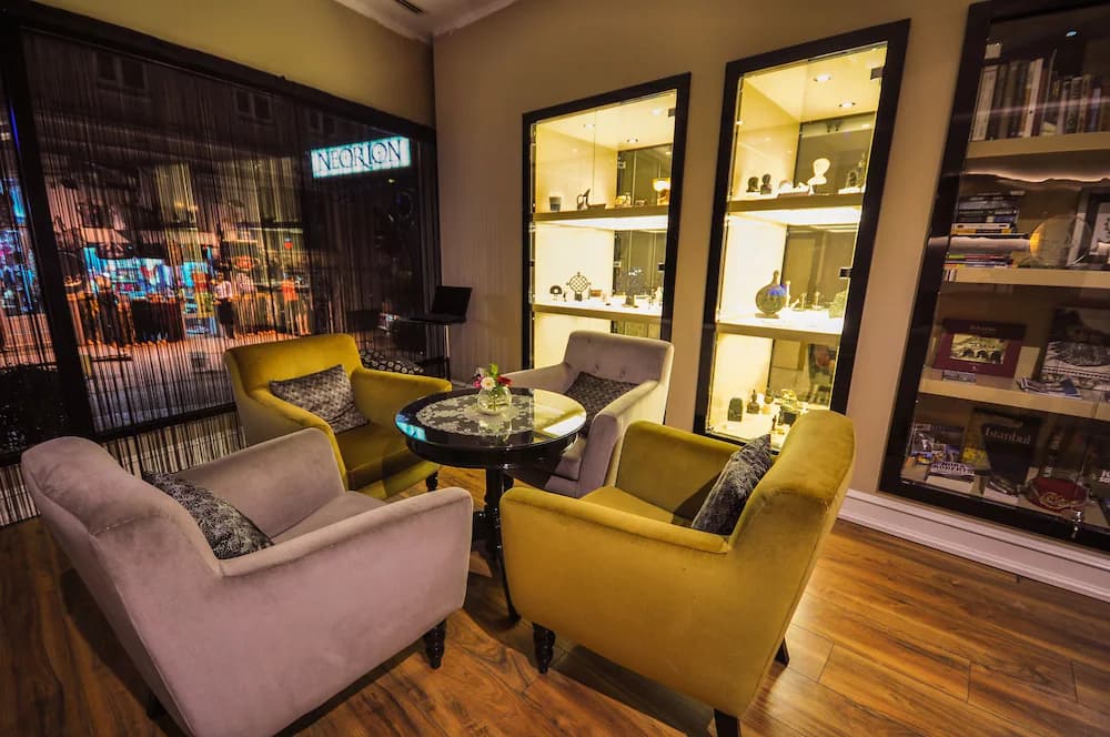 Lobby sitting area
