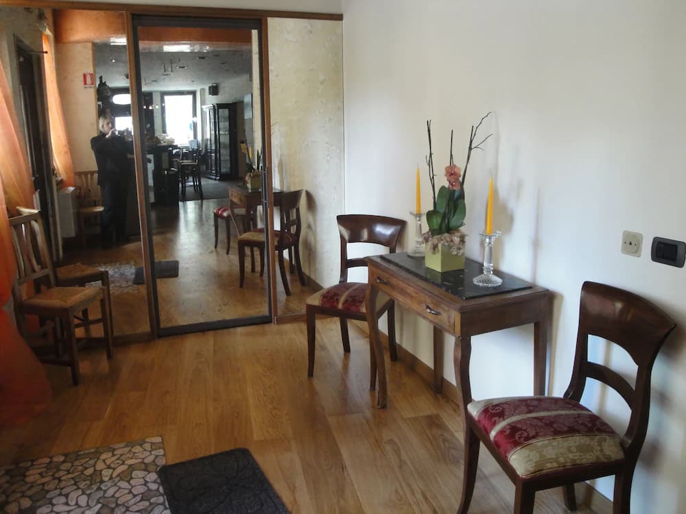 Interior entrance