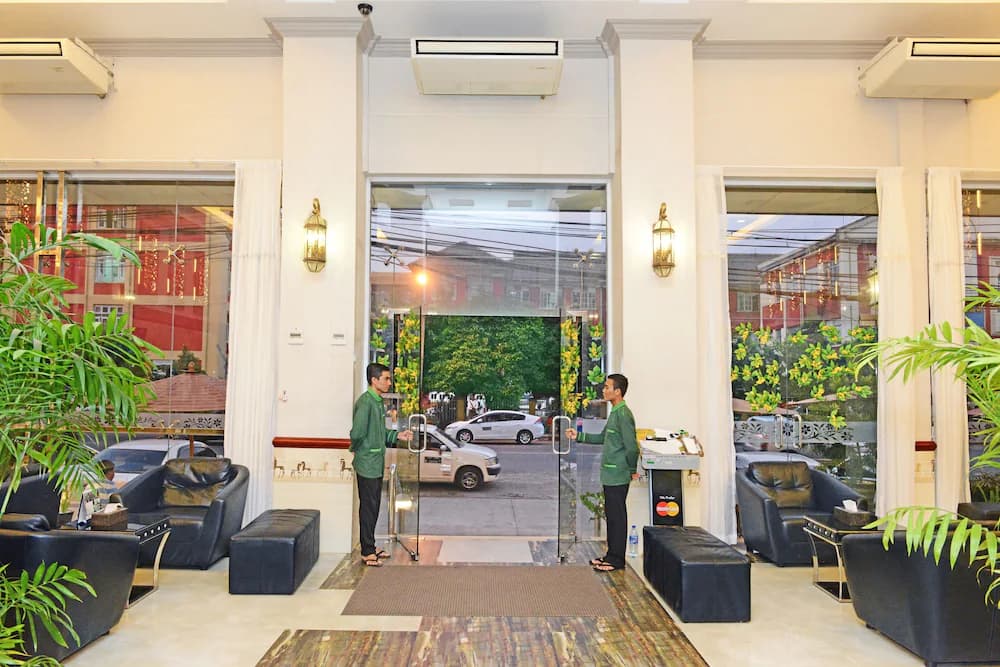Interior entrance
