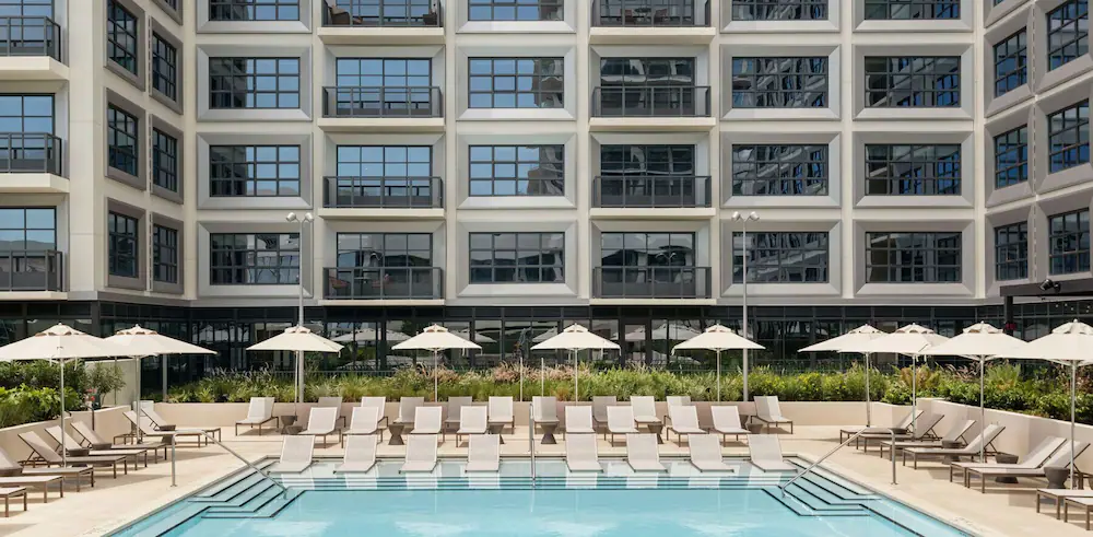 Rooftop pool