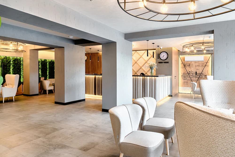 Lobby sitting area