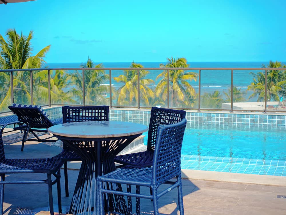 Rooftop pool
