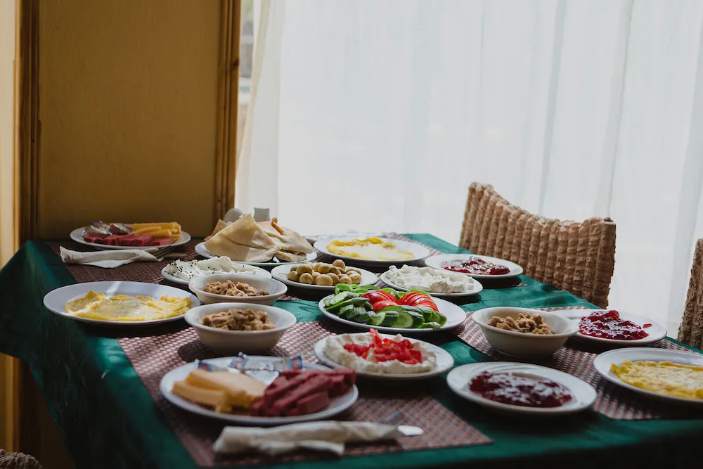 Breakfast buffet