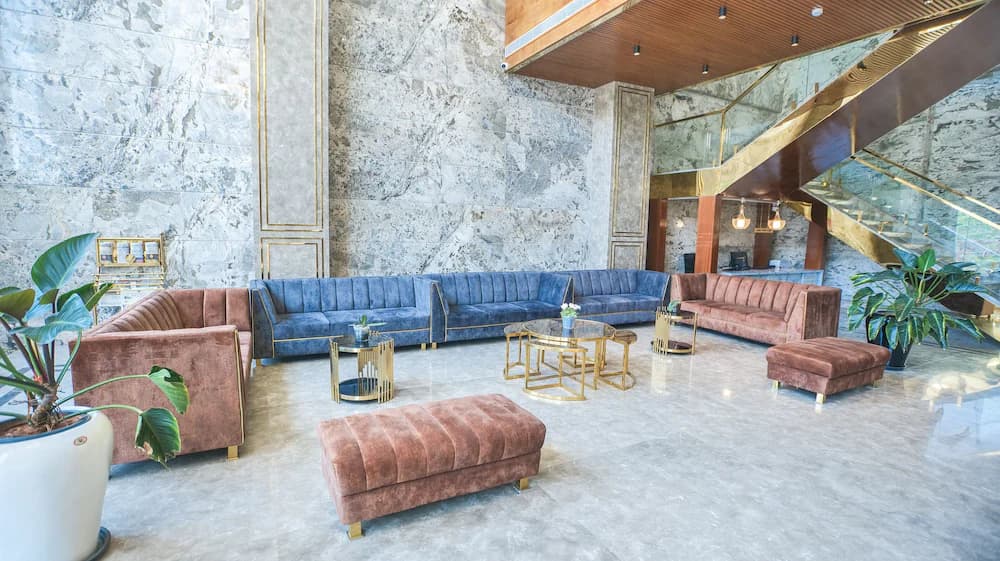 Lobby sitting area