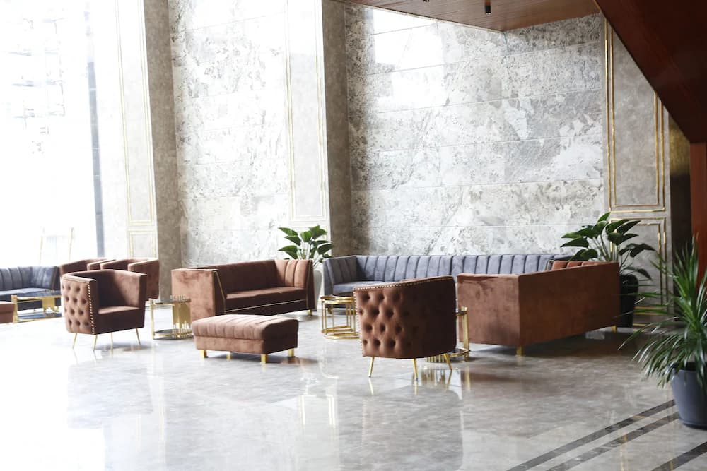 Lobby sitting area