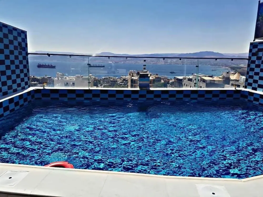 Rooftop pool