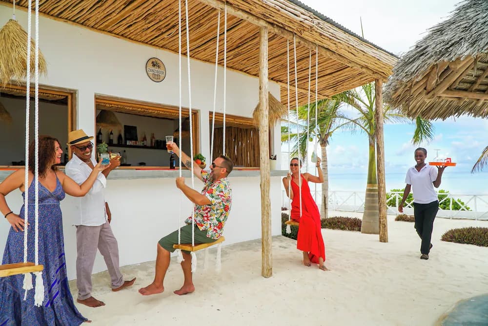 Poolside bar