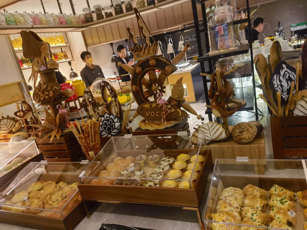 Breakfast buffet