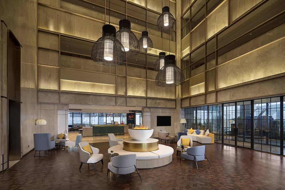 Lobby sitting area