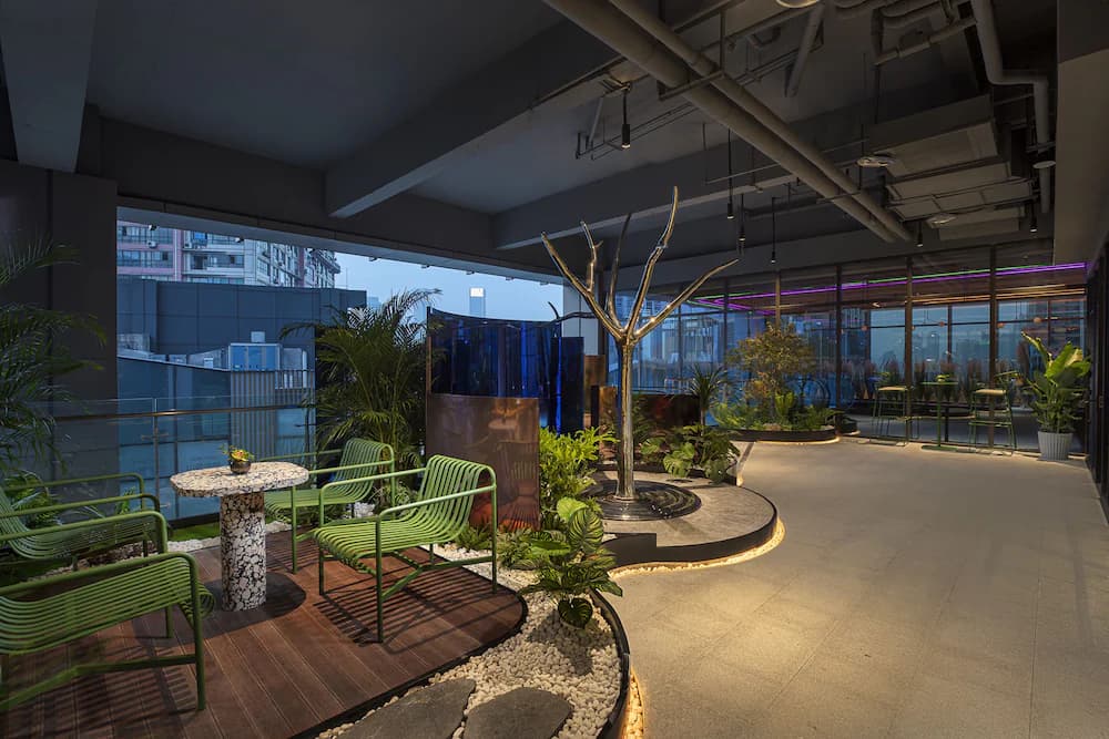 Lobby sitting area