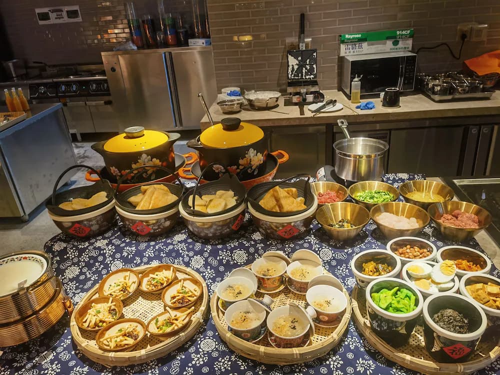 Breakfast buffet