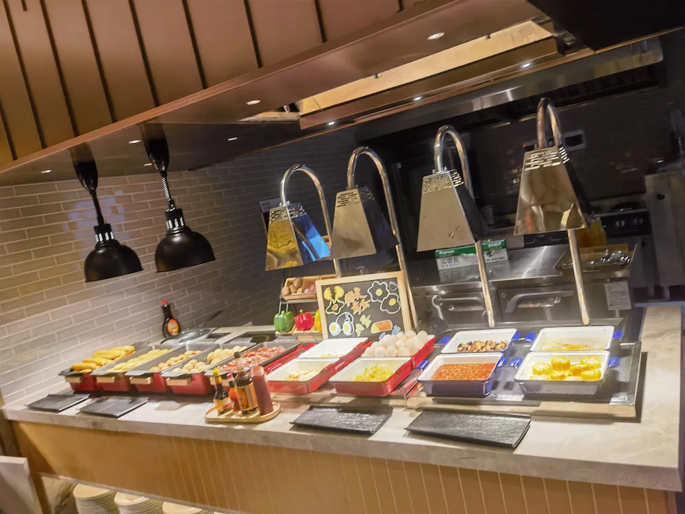Breakfast buffet