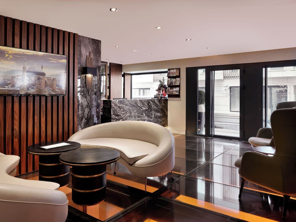 Lobby sitting area